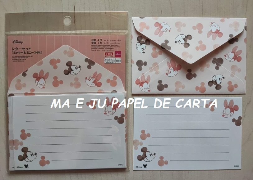 MICKEY & MINNIE – DISNEY – JAPÃO = SET LACRADO = PERS53