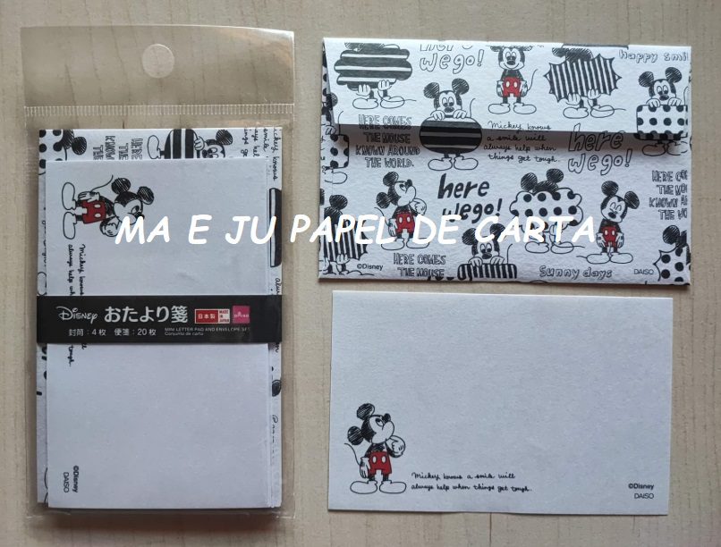 MICKEY & MINNIE – DISNEY – JAPÃO = SET LACRADO = PERS56