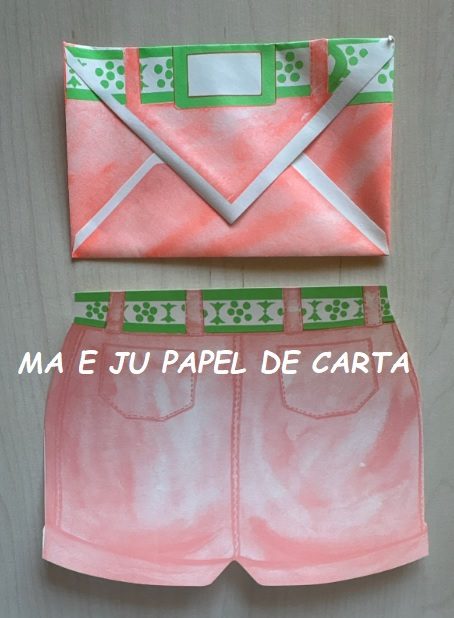 FORMAS RECORTADAS PANTS CONJUNTO IMPORTADO = PAPEL + ENVELOPE – FR149