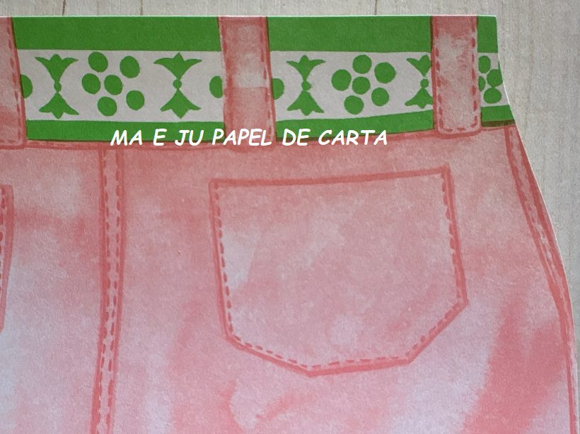 FORMAS RECORTADAS PANTS CONJUNTO IMPORTADO = PAPEL + ENVELOPE – FR149 - Imagem 3