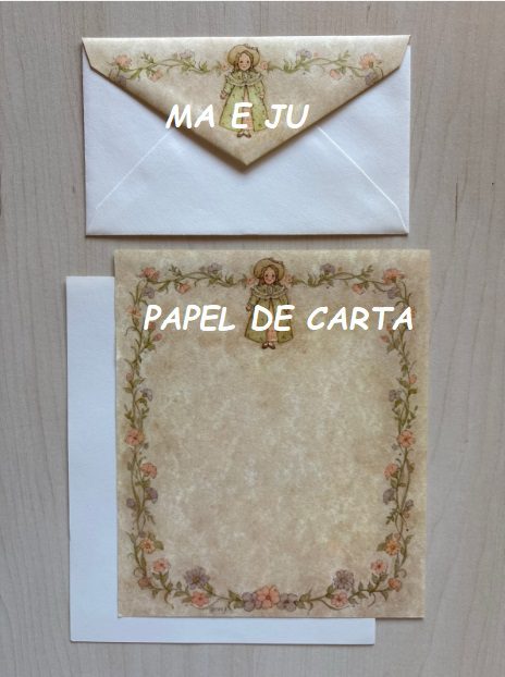 MENININHAS CONJUNTO IMPORTADO HALLMARK = PAPEL + ENVELOPE – MEN1445