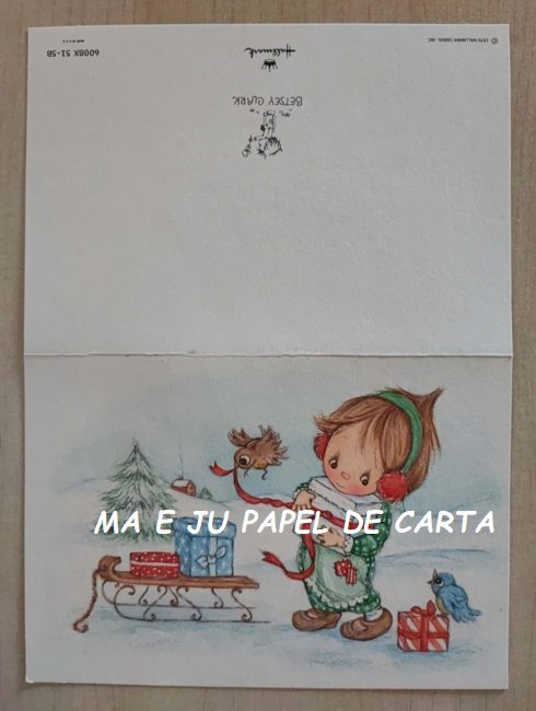 23 CARTÕES IMPORTADOS BETSEY CLARK HALLMARK = BC482 - Imagem 17