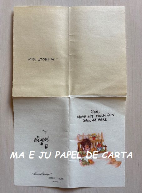 ELENA URCHINS NOTECARD IMPORTADO = EU26 - Imagem 3