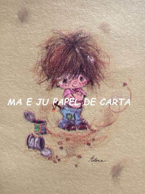 ELENA URCHINS NOTECARD IMPORTADO = EU34 - Imagem 2