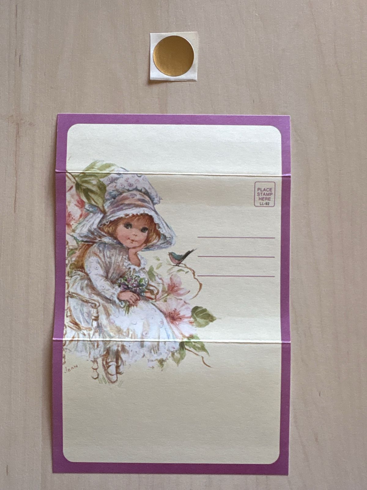 POSTALETTES MENININHA IMPORTADO = POST214
